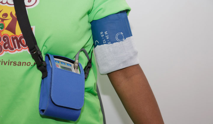 Monitoring of blood pressure 24 hours