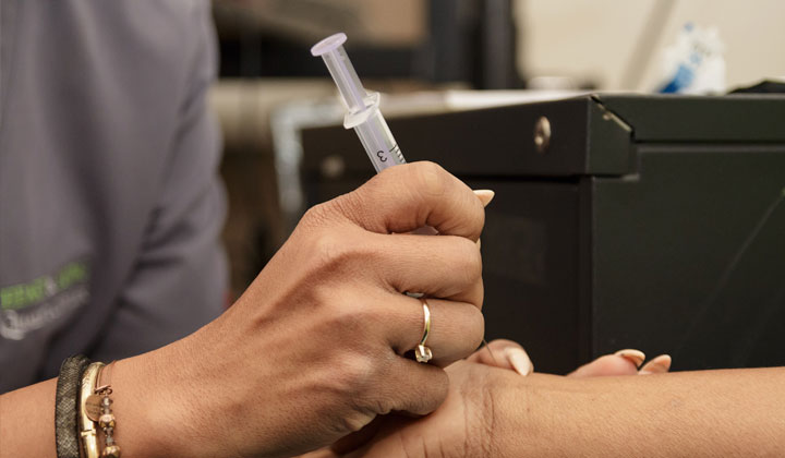 Arterial blood gas analysis