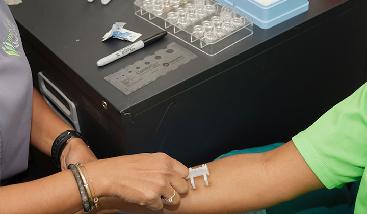 Allergen skin test